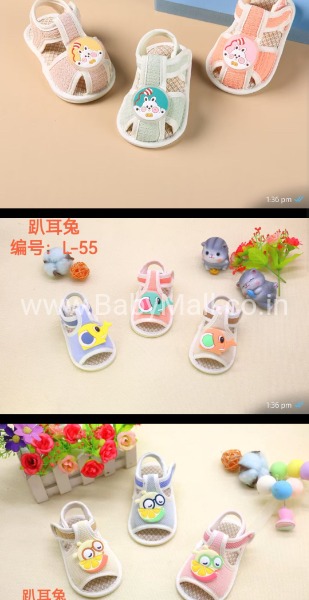 BABY NATURALS Imported Sandle 0-12M || L 55