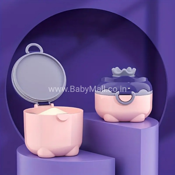 Baby Portable Milk Powder Container Storage Box || Dispenser Spoon Leak Proof