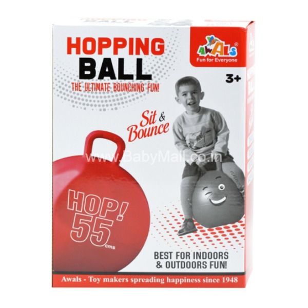 Always Fun For Everyone || Hopping Ball 55cm || The Ultimate Bouncing Fun || Sit & Bounce || Product Code:HOP55