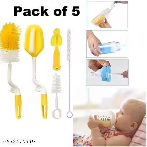 Organic Kidz Closer To Nature 2 In 1 Bottle & Leat Brush 5Pcs || OK-903A
