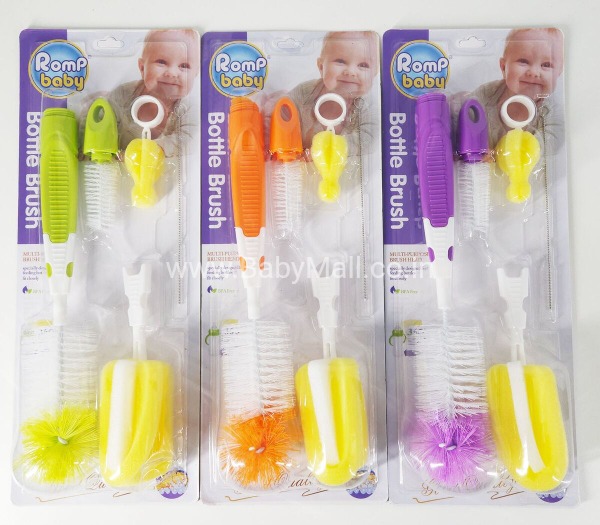 Romp Baby Bottle Brush 4 Pcs || OK-903A