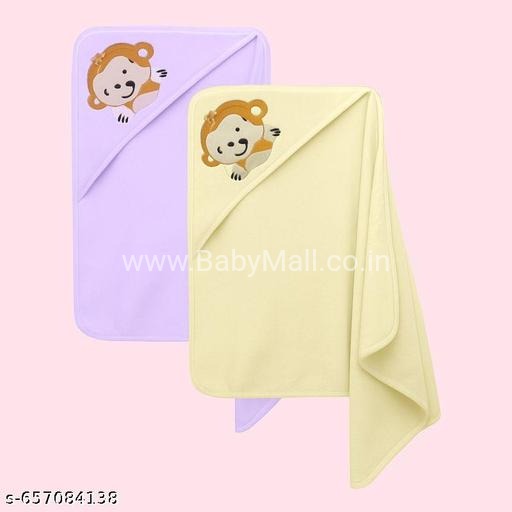 Baby Boo Bundle Of Joy || Mummy Cotton Hosiery Baby Hooded Wrapping 