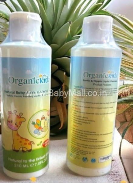 Organickidz Natural Baby Bottle & Utensil Wash 210ML 